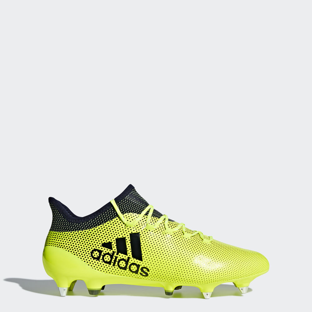 Adidas X 17.1 Soft Ground - ποδοσφαιρικα παπουτσια ανδρικα - Κίτρινα,Μέγεθος: EU 36 – 54 2/3 (699GDA